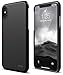 elago Slim Fit 2 Series iPhone XS, iPhone X Case - Durable Scratch Resistant Coat Minimalistic Designed Protective Cover for Apple iPhone XS (2018), iPhone X (2017) (Black)