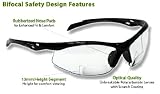 Bifocal Safety Glasses SB-9000 PS Clear, +2.00