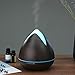 Di'omani Essential Oil Diffuser Large Humidifier Purifier 400ml Quiet Mist Aromatherapy Ultrasonic Relaxing 7 Color Changing LED Lights Safe Auto Shut-off For Baby Kids Office Home - Wood Grain