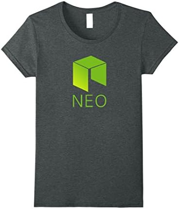 Womens Premium "NEO" Blockchain &amp; Cryptocurrency T-Shirt Small Dark Heather