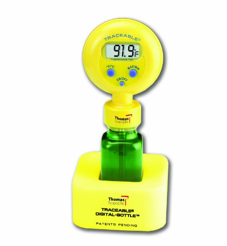 Thomas Traceable Digital-Bottle Ultra Refrigerator/Freezer Thermometer, -22 to 122 degree F