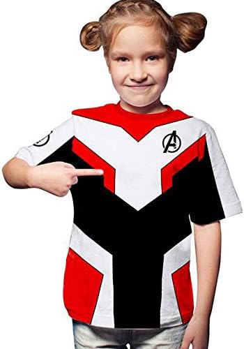 Boys Avengers Endgame Short Sleeve T-Shirt Top Tee Ryan's World YouTube Clothes Set