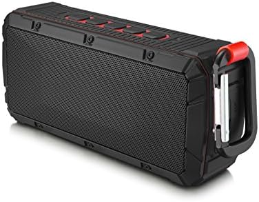 Outdoor Speakers,Portable Bluetooth speakers,LIKEA Wireless Speaker with 2 x 5W Drivers,Enhanced Bass,IPX6 Waterproof,SD,Hands-Free for Outdoor, Shower, Home (Black)