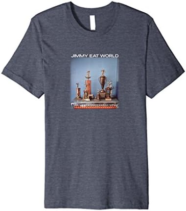 Mens Jimmy Eat World Bleed American T-Shirt - Official Merch Large Heather Blue