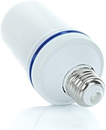 [2018 Model] LED Flame Flicker Effect Light Bulb Lamp - 3 Mode E26 Fire Simulator Bulb for Festivals, Romantic, Holidays, Restaurant, Home Decor (1) Single Pack