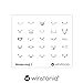 Winstonia Nail Art Stamping Image Plate Decor Cute Emoji Face (Winsto-Moji I)