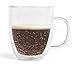 Sage Double Wall Large Glass Mug - Insulated Coffee Cup - Dishwasher Safe, 16 oz. (1)