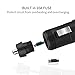 MEIDI 120W 3-Socket Cigarette Car Lighter Power Adapter DC Outlet Splitter with 12V/24V Dual USB Car Charger for Smartphones - Black