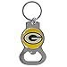 NFL Siskiyou Sports Fan Shop Green Bay Packers Bottle Opener Key Chain One Size Black