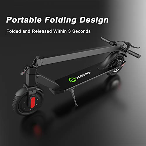 MEGAWHEELS S5 Electric Scooter, 13 Miles Long Range Battery, Up to 15.5 MPH, 8.5" Pneumatic Tires, Portable and Folding Commuter Electric Scooter for Adults