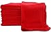 Utopia Towels Commercial Cotton Shop Towels - Red (25 Pack)