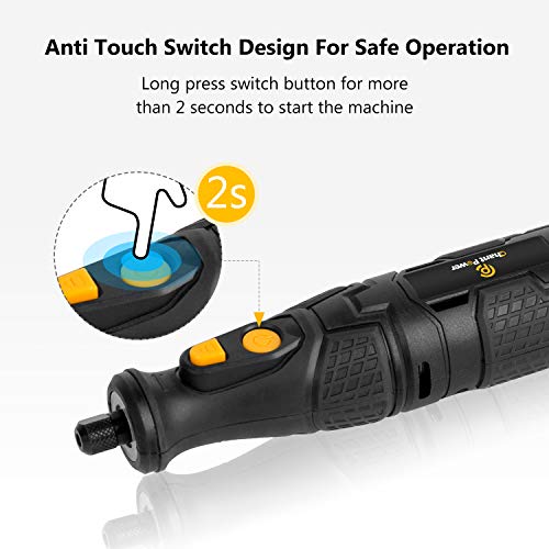 CHANT POWER Cordless Rotary Tool with 41 Pieces Accessorries,5Speed