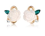 Merdia Charming Peony Flower Earring/Ear Stud/Ear Clip For Elegent Beautiful Women or Girl