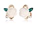 Merdia Charming Peony Flower Earring/Ear Stud/Ear Clip For Elegent Beautiful Women or Girl
