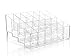Clear Acrylic Trapezoid 24 Lattices Lipsticks 14.59.57.3cm Cosmetic Perfume Organizer Display Holder Storage Shelf