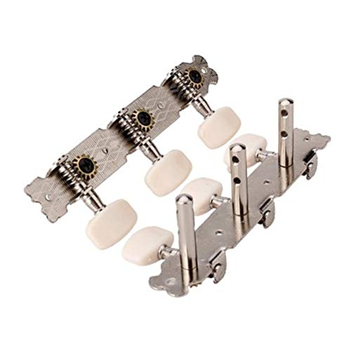 Tuning Pegs Machine Heads Tuners Tip for Classical Guitar Button Tuning Keys silver