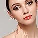 TraveT Women Earrings Fashion Small Women Fine Jewelry Angel Kiss Luxury Crystal Earrings Silver Plated Stud Earrings