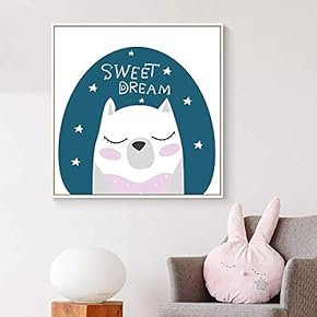 Floating Framed Canvas Wall Art for Living Room, Bedroom Canvas Prints for Home Decoration Ready to Hang - 16x16 inches