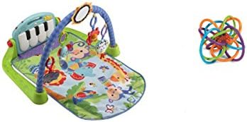 Baby Sit-Me-Up Floor Seat &amp; Rattle and Rock Maracas Musical Toy for Kids, 2 Pack