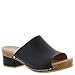 Dansko Women's MACI Slide Sandal, Black Full Grain, 40 Medium EU (9.5-10 US)