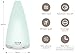 Viva Naturals Aromatherapy Essential Oil Diffuser – Vibrant Changeable LED Lights, Soothing Mist & Oxygen, Automatic Shut Off’ (100 ml, White)thumb 2