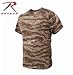 Rothco T-Shirt, Desert Tiger Stripe Camo, Large