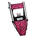 Crutcheze Pink Zebra Crutch Bag, Pouch, Pocket, Tote Washable Designer Fashion Orthopedic Products Accessories