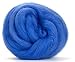 4 oz Paradise Fibers 64 Count Dyed Cornflower (Blue) Merino Top Spinning Fiber Luxuriously Soft Wool Top Roving for Spinning with Spindle or Wheel, Felting, Blending and Weaving