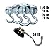 5 Super PowerFul Neodymium Heavy Duty Magnetic Hooks / LASTING Strong Holding Power To Carry Up To 150 Ib /Multiple Types (Regular & Swivel) For In/Out Door ( Refrigerator, Kitchen,Grill,Classroom..)