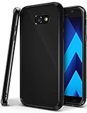 Galaxy A5 2017 Case, Ringke [FUSION] Tough PC Back TPU Bumper [Drop Protection/Shock Absorption Technology] Raised Bezels Protective Cover For Samsung Galaxy A5 2017 - Shadow Black