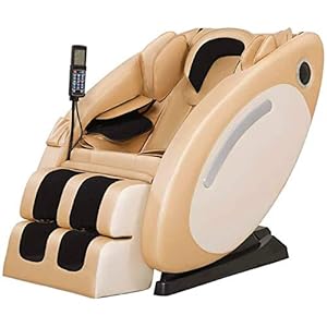 Erik Xian Massage Chair Super Smart Massage Chair 3D Arm Zero Gravity Massage Sofa Sl Track Heating Body Massage Relaxation Office Chair Professional Massage And Relax Chair (Color : Beige)