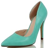 Delicious Women's Mitten Faux Leather Pointed Toe Single Sole Pump