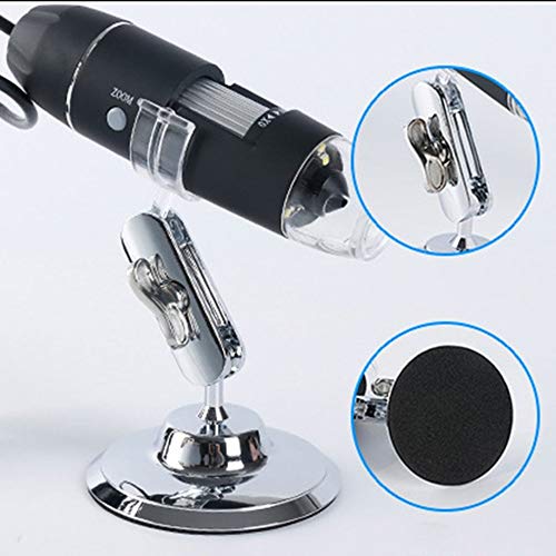 Digital Microscope Magnifier, 1600X HD Electronic Magnifier Handheld Digital Microscope Industrial Medical Magnifier USB Microscope with Metal Stand - Thumbnail 6