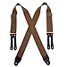 Welch Men's Elastic Button End Work Suspenders