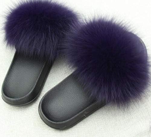fur flip flops amazon