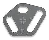 Plasma Stencil - Tri Slot Cutter Guide - 3 pc. Kit - .580