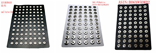Ladieshow Snaps Jewelry Display PU board (Regular Sized Snap,Big Button) (Big)