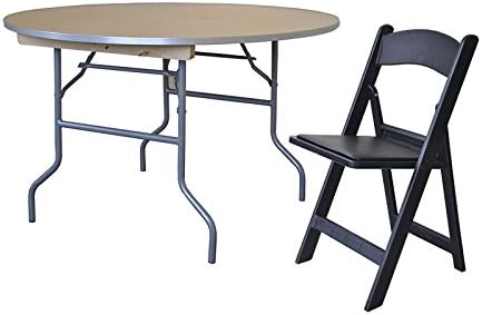 Amazon Com 48 Inch 4 Foot Diameter Round Wood Table With