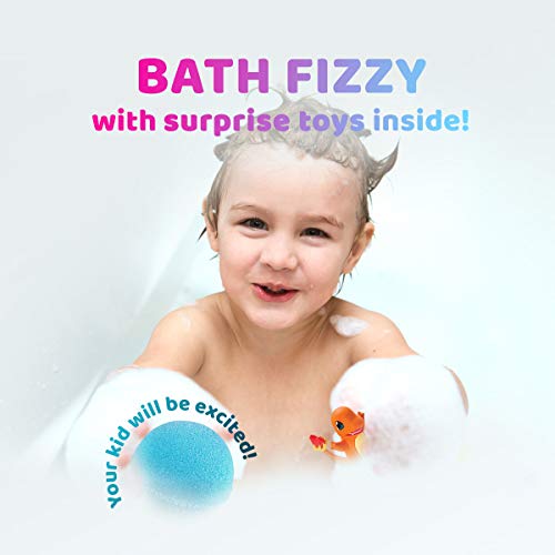 Organic Bath Bombs with SUPERHERO TOYS inside for Kids - Natural and Safe Bath Bombs with Essential Oils - Surprises Inside - Great Gift Set for Boys and Girls