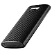 Power Bank BONAI 20000mAh Protable Stripe Portable Charger with Two Port & Flashligh External Battery Pack for iPhone Apple Phone iPad Samsung Galaxy Smartphones Tablet(Black)