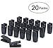 CoolYeah Black Slim-line Set of Hanger Clips Finger Clips (Pack of 20)