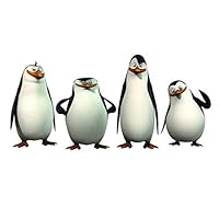 TianSW The Penguins of Madagascar Season 3 (25inch x 14inch/62cm x 35cm) Waterproof Poster No Fading