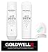 Goldwell Dualsenses Just Smooth Taming Shampoo & Conditioner DUO Set (with Sleek Compact Mirror) (10.1 oz / 300ml Kit)