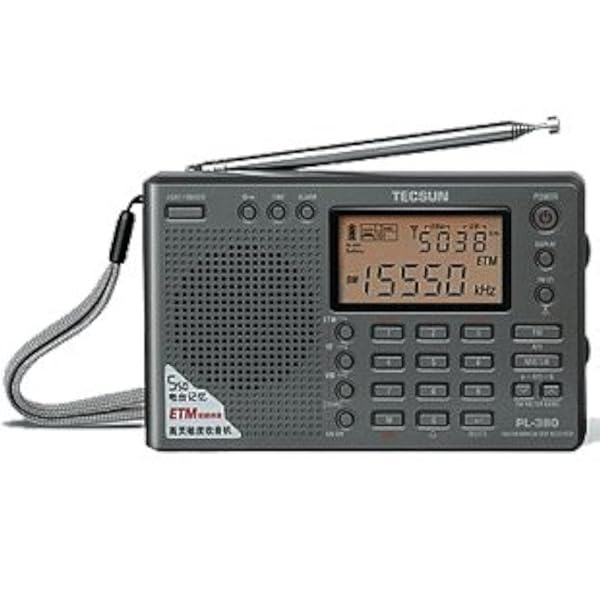 Radio Tecsun PL 380 DSP, Fm, AM, Onda Corta