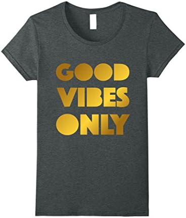 Womens Good Vibes Only Reggae Rasta T Shirt Peace One Love Tee Large Dark Heather