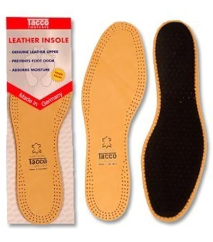 Amazon.com: Tacco Leather Insoles - Size Mens 10 : Health  display picture 1