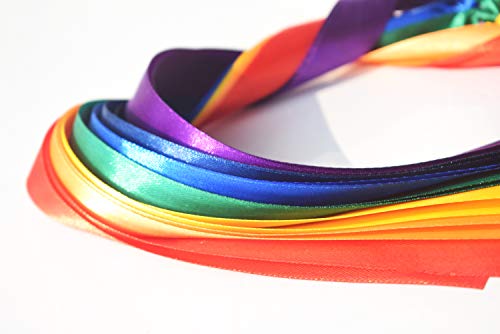 image for Kingsnow Rainbow Hand Ribbon Kite Montessori Sensory Toys Waldorf Toys