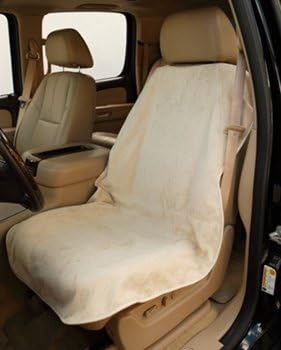 Car Seat Towel Protector - TAN - (Has Anti-Slip Treatment to Help Towel not Slide)