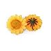 100x Artificial Gerbera Daisy Flowers Heads for DIY Wedding Party (Yellow)