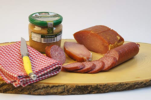 Wurstpaket Oberlausitz Geschenkset | Salami & geräucherter Schinken am Stück | Leberwurst im Glas | Premium-Qualität – Bild 3